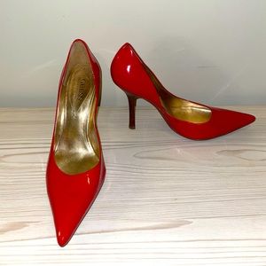 Bright Red Guess Stiletto Heels